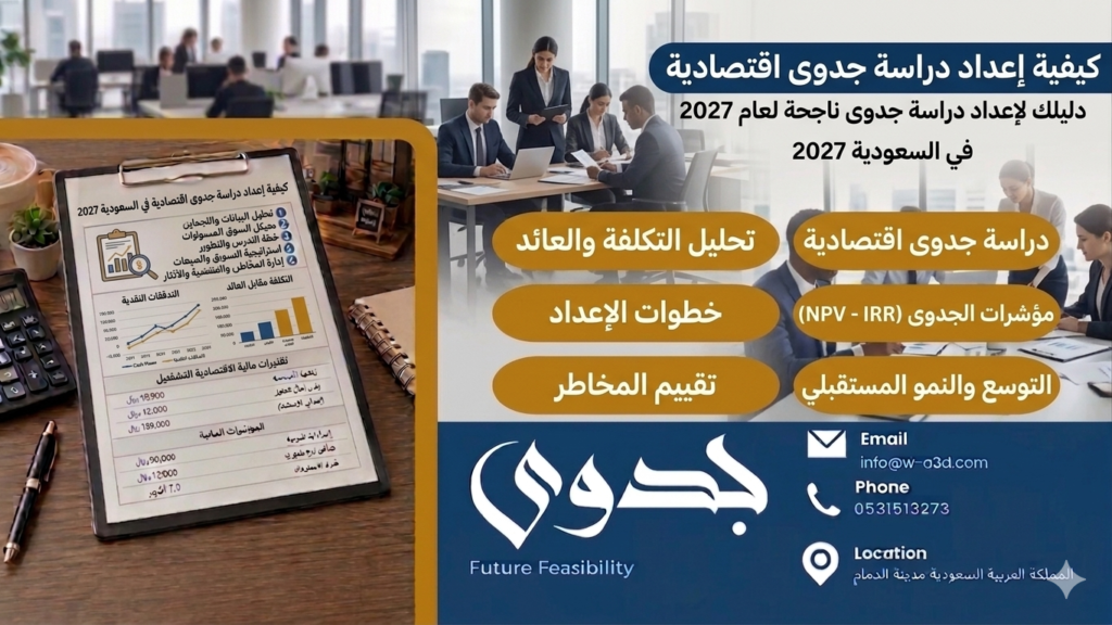 الدليل الشامل: كيفية إعداد دراسة جدوى اقتصادية احترافية لمشروعك