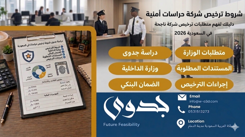 شروط ترخيص شركة حراسات أمنية في السعودية 2026