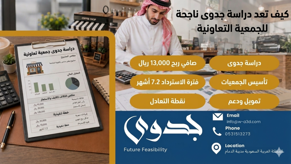 كيف تعد دراسة جدوى ناجحة للجمعية التعاونية