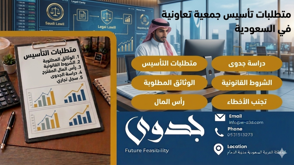 متطلبات تأسيس جمعية تعاونية في السعودية