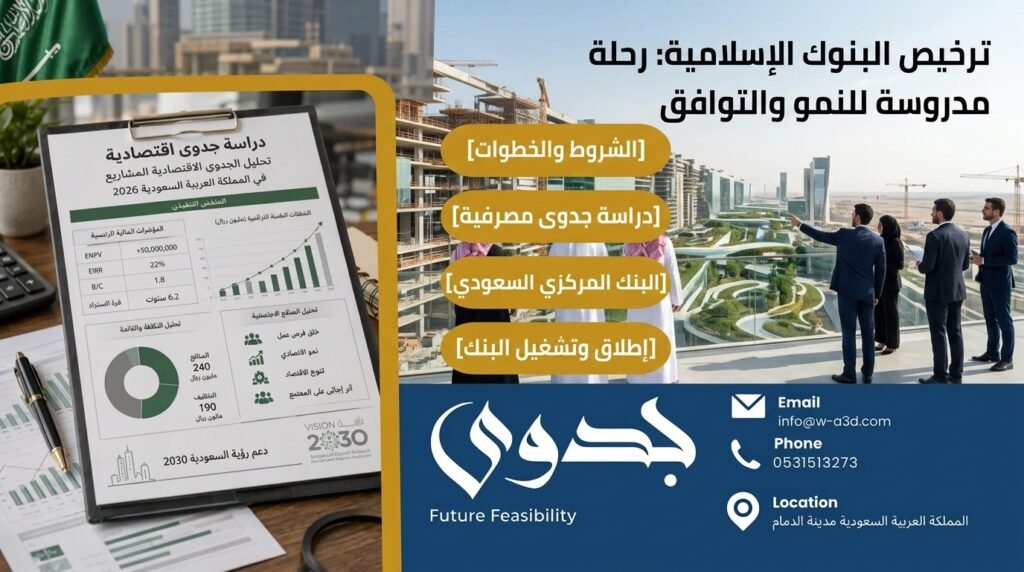 دليل ترخيص بنوك التمويل الإسلامية في السعودية: الشروط، الخطوات، واستشارات جدوى المستقبل