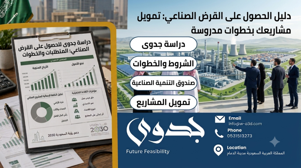 دليل استخراج قرض صناعي من صندوق التنمية الصناعية السعودي
